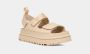 UGG Plateausandalen Goldenglow zomerschoen strandschoen plateausandaal met klittenbandsluitingen - Thumbnail 6