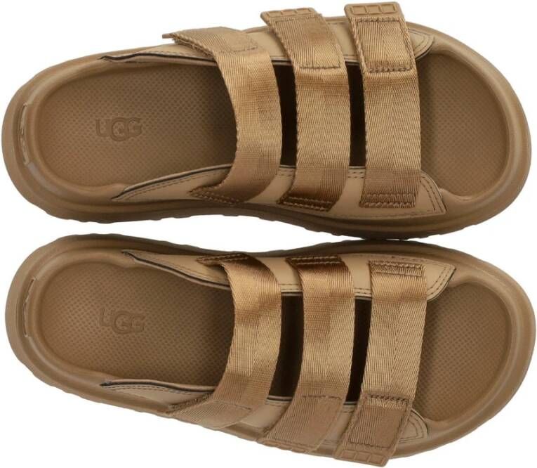 UGG Teenslippers Dames W Goldenstar Slide Maat: 43 Materiaal: Rubber Kleur: Camel