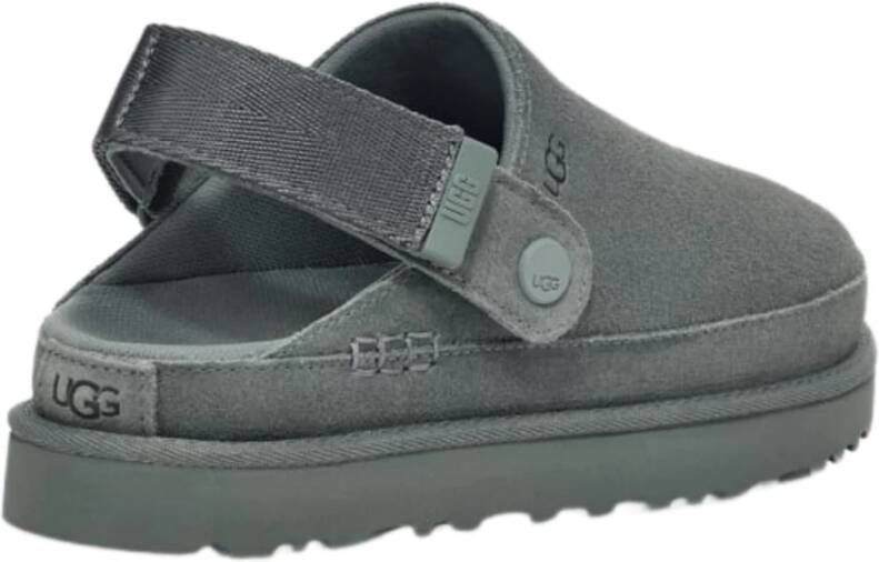 Ugg Goldenstar Clog Pantoffels Donkergrijs Gray Dames