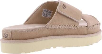 Ugg Goldenstar Cross Slide Sandalen Beige Dames