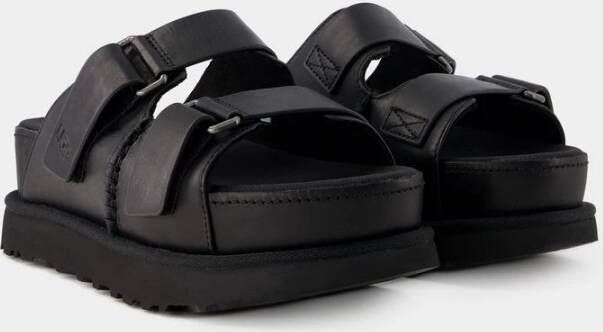 Ugg Goldenstar Hi Sandalen Leer Zwart Black Dames