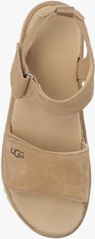 Ugg Goldenstar platform sandalen Beige Dames