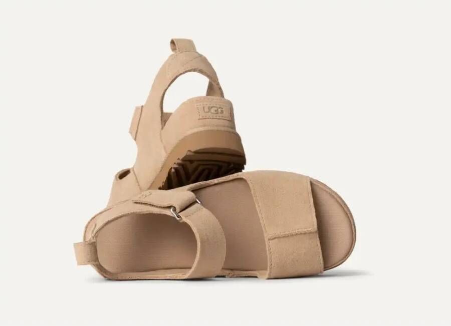 UGG Goldenstar Sandalen Comfortabel Suède Zand
