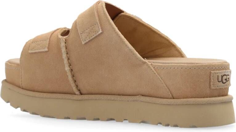 Ugg Goudenster Hi platform slides Beige Dames