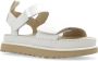 Ugg Goudenster leren platform sandalen Beige Dames - Thumbnail 5