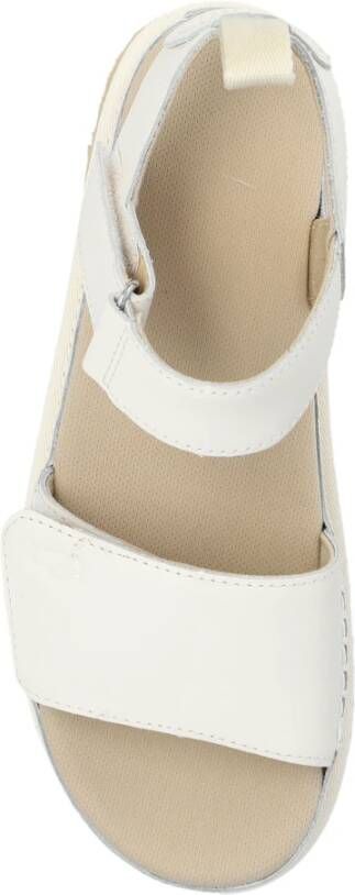 Ugg Goudenster leren platform sandalen Beige Dames