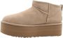 UGG CLASSIC ULTRA MINI PLATFORM W Volwassenen Gevoerde laarzenSnowbootsDames laarzen Wit beige - Thumbnail 20