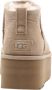 UGG CLASSIC ULTRA MINI PLATFORM W Volwassenen Gevoerde laarzenSnowbootsDames laarzen Wit beige - Thumbnail 22
