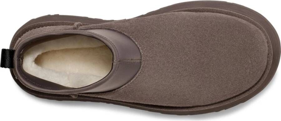 Ugg Grijze Mini Dipper Warme Enkellaarzen Gray Dames