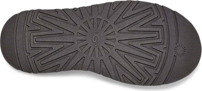 Ugg Grijze Mini Dipper Warme Enkellaarzen Gray Dames