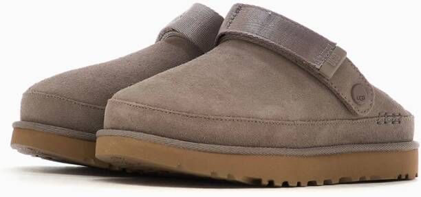 UGG Grijze suède sandalen met verstelbare band