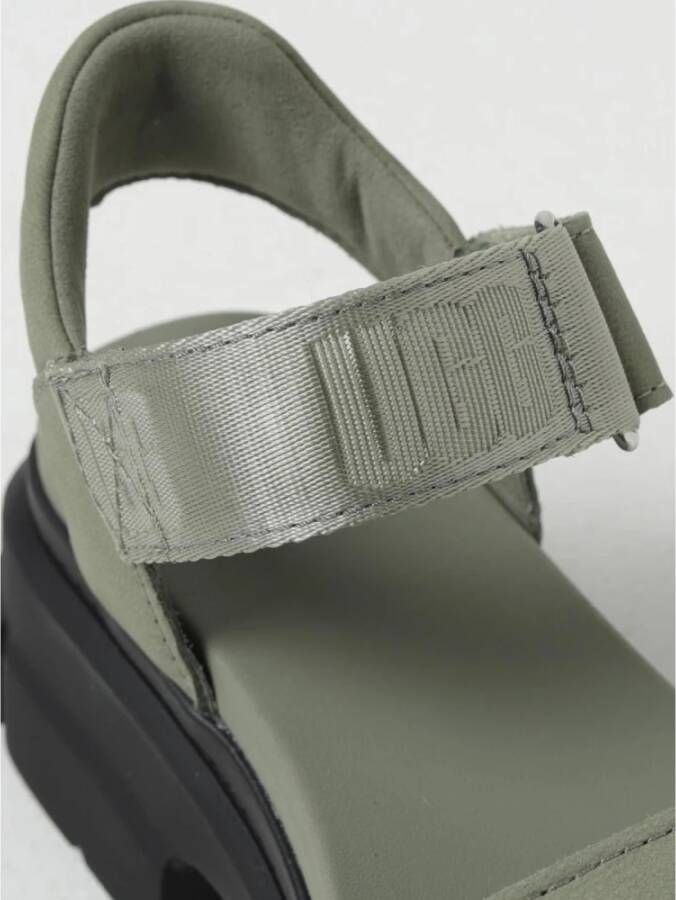 UGG Groene Platform Sandalen met Hak