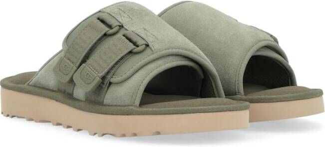 Ugg Groene Suède Band Sandaal Green Heren