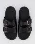 UGG Slippers Heren Capitola Buckle Slide Maat: 44 Materiaal: Leer Kleur: Zwart - Thumbnail 3