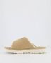 UGG Beige Suède Sandalen met Klittenbandsluiting - Thumbnail 8