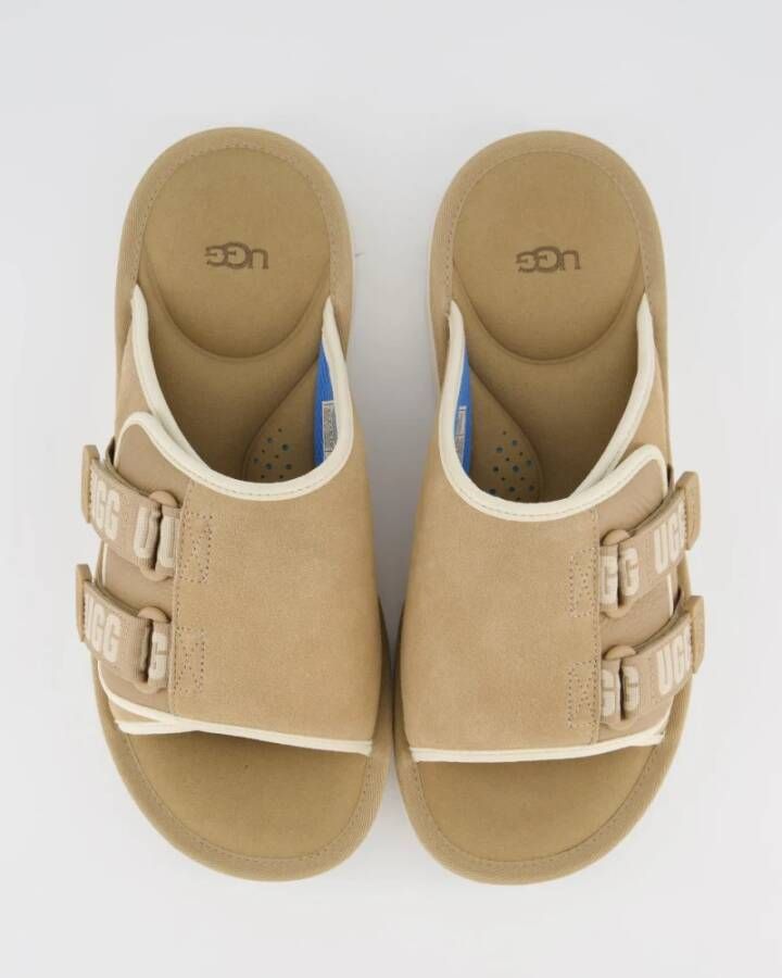 Ugg Heren M Goldencoast Strap Slide Beige Heren