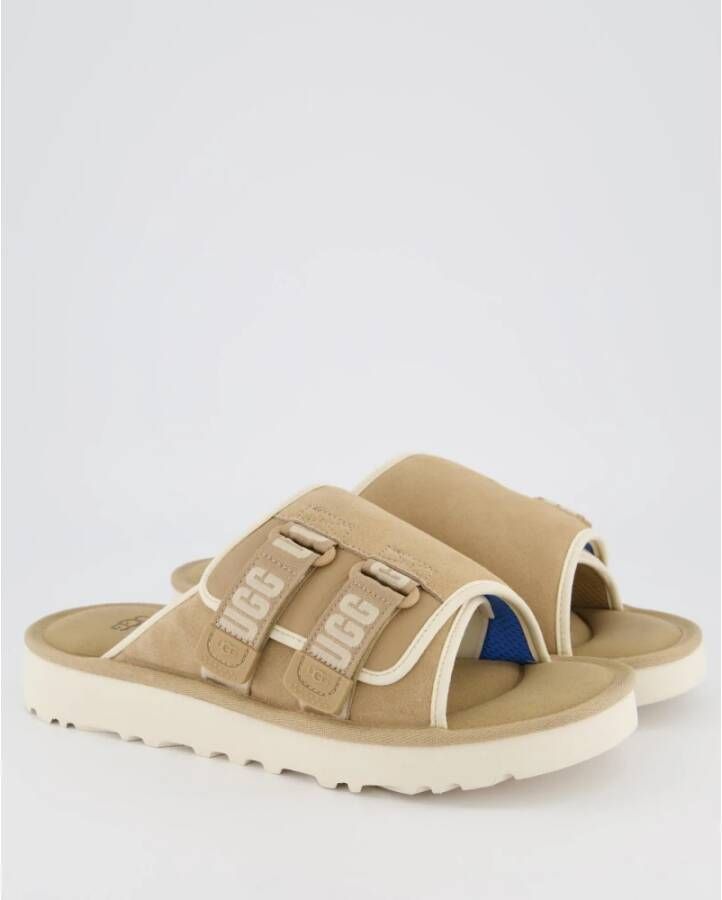 Ugg Heren M Goldencoast Strap Slide Beige Heren