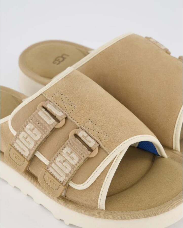 Ugg Heren M Goldencoast Strap Slide Beige Heren