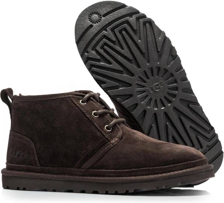 Ugg Heren Neumel Stijl Leren Laarzen Brown Heren