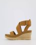 UGG Sandalen Dames Damesschoenen Canvas Sleehak hoogte Ileana ankle Cognac - Thumbnail 10