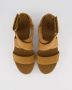 UGG Sandalen Dames Damesschoenen Canvas Sleehak hoogte Ileana ankle Cognac - Thumbnail 9