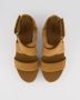 UGG Sandalen Dames Damesschoenen Canvas Sleehak hoogte Ileana ankle Cognac - Thumbnail 11