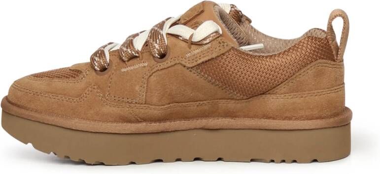 UGG Bruine Sneakers met Mesh Bovenwerk