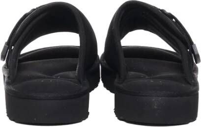 Ugg Zwarte rubberen sandalen met band Black Heren
