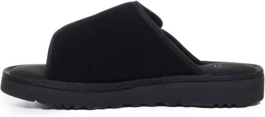 Ugg Zwarte rubberen sandalen met band Black Heren