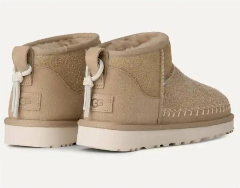UGG Klassieke Biarritz Beige Enkellaarzen