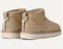 UGG Vachtlaarzen Dames W Classic Ultra Mini Biarritz Maat: 37 Materiaal: Suède Kleur: Beige - Thumbnail 5