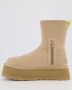 Ugg Klassieke Chestnut Dipper Laarzen Beige Dames - Thumbnail 2