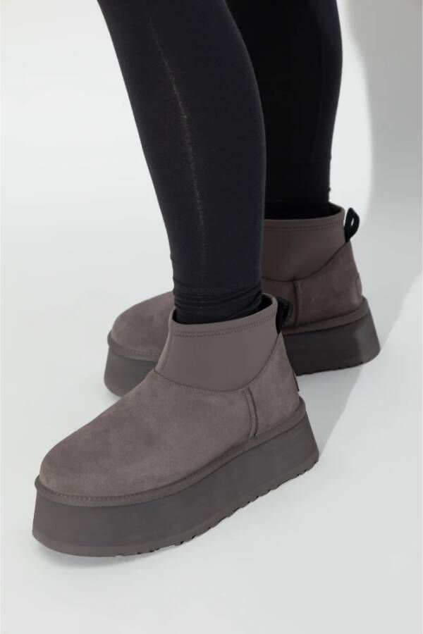 Ugg Classic Mini Dipper Boots Brown Dames