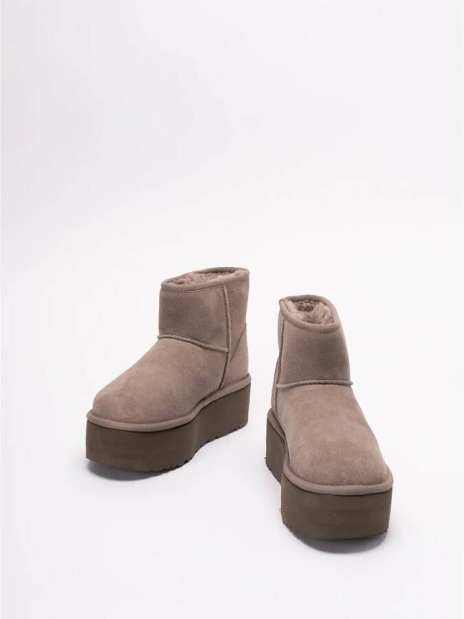 Ugg Klassieke Mini Platform Laarzen Gray Dames