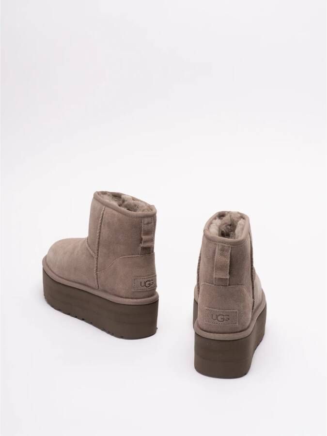 Ugg Klassieke Mini Platform Laarzen Gray Dames