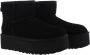UGG Vachtlaarzen Dames W Classic Ultra Mini Platform Maat: 41 Materiaal: Suède Kleur: Zwart - Thumbnail 11