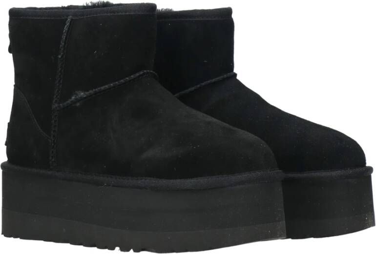 Ugg Klassieke mini -platformlaarzen Zwart Dames