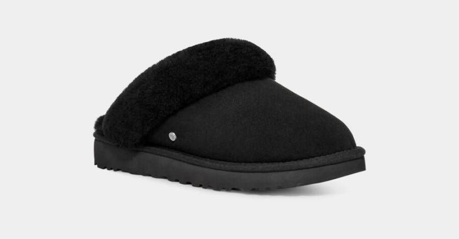 Ugg Klassieke pantoffelschoenen met schapenvachtvoering Black Dames
