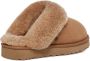 UGG Pantoffels Dames Sloffen Instappers Suède Harde zool Dichte hiel 1130876 Cognac - Thumbnail 13