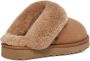 UGG Pantoffels Dames Sloffen Instappers Suède Harde zool Dichte hiel 1130876 Cognac - Thumbnail 10