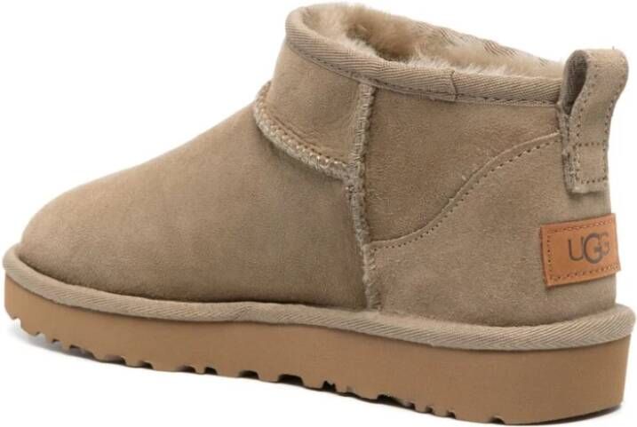 Ugg Klassieke Ultra Mini Dove Grey Laarzen Bruin Dames