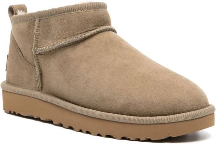 Ugg Klassieke Ultra Mini Dove Grey Laarzen Bruin Dames