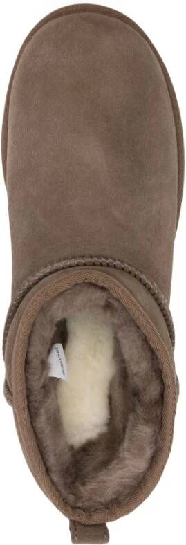 Ugg Klassieke Ultra Mini Suède Enkellaarzen Brown Heren