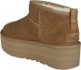 UGG's Bruin Tinten W Classic Ultra Mini Platform Vachtlaarzen Warme Laarzen Dames Cognac - Thumbnail 10