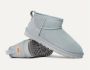 UGG Pantoffels Dames W Classic Ultra Mini Maat: 36 Materiaal: Suède Kleur: Blauw - Thumbnail 4