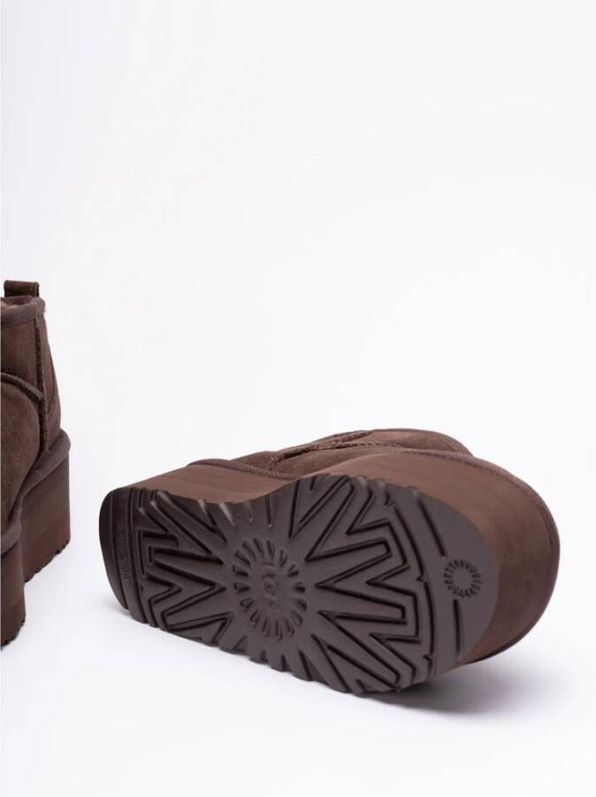 Ugg Klassieke Ultra Mini Platform Laarzen Brown Dames