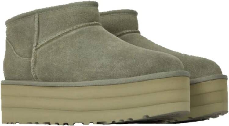 Ugg Klassieke Ultra Mini Platform Laarzen Green Dames