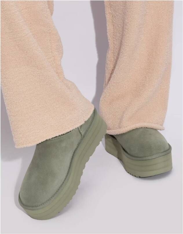 Ugg Klassieke Ultra Mini Platform sneeuwlaarzen Green Dames