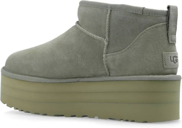 Ugg Klassieke Ultra Mini Platform sneeuwlaarzen Green Dames