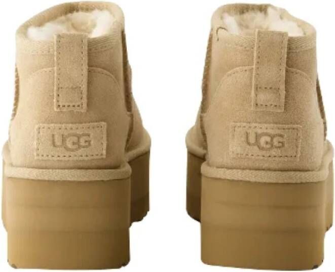 Ugg Classic Ultra Mini Platform Boots Beige Dames